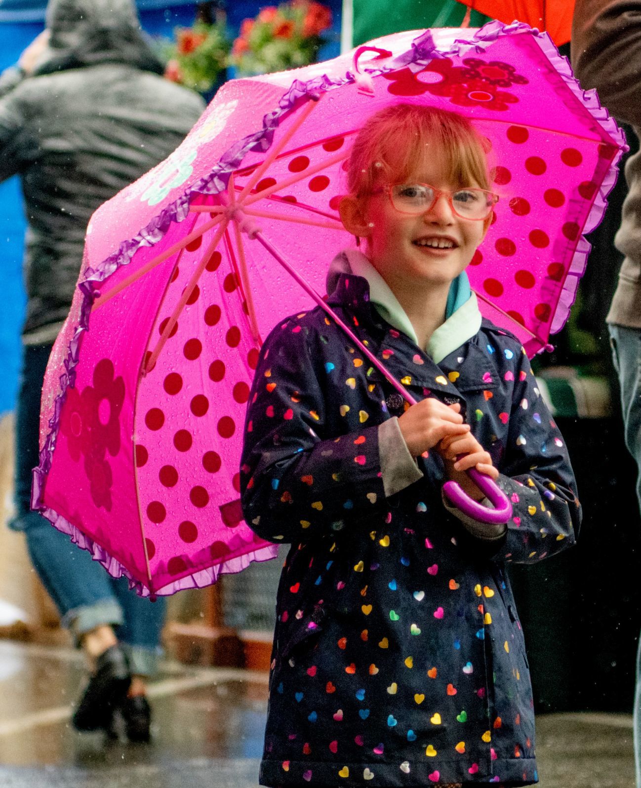 Strawberry Festival in the rain